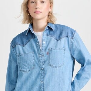 Levi's Teodora Western Shirt Size M NWOT